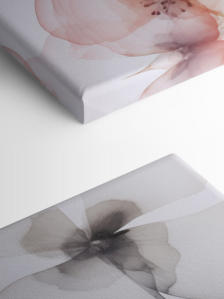 Delicate blooms in soft hues