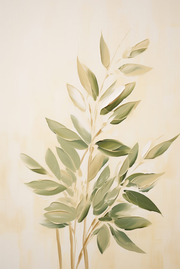 Painting of a plant
