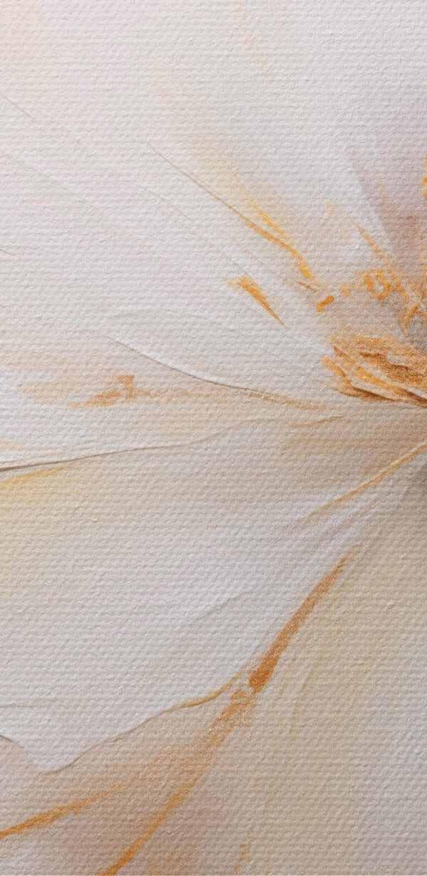 Painting of a white flower Painting of a white flower