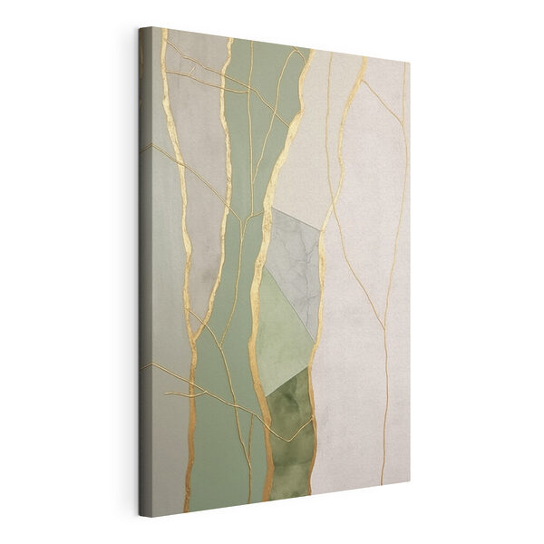 - Elegant lines and calming colors