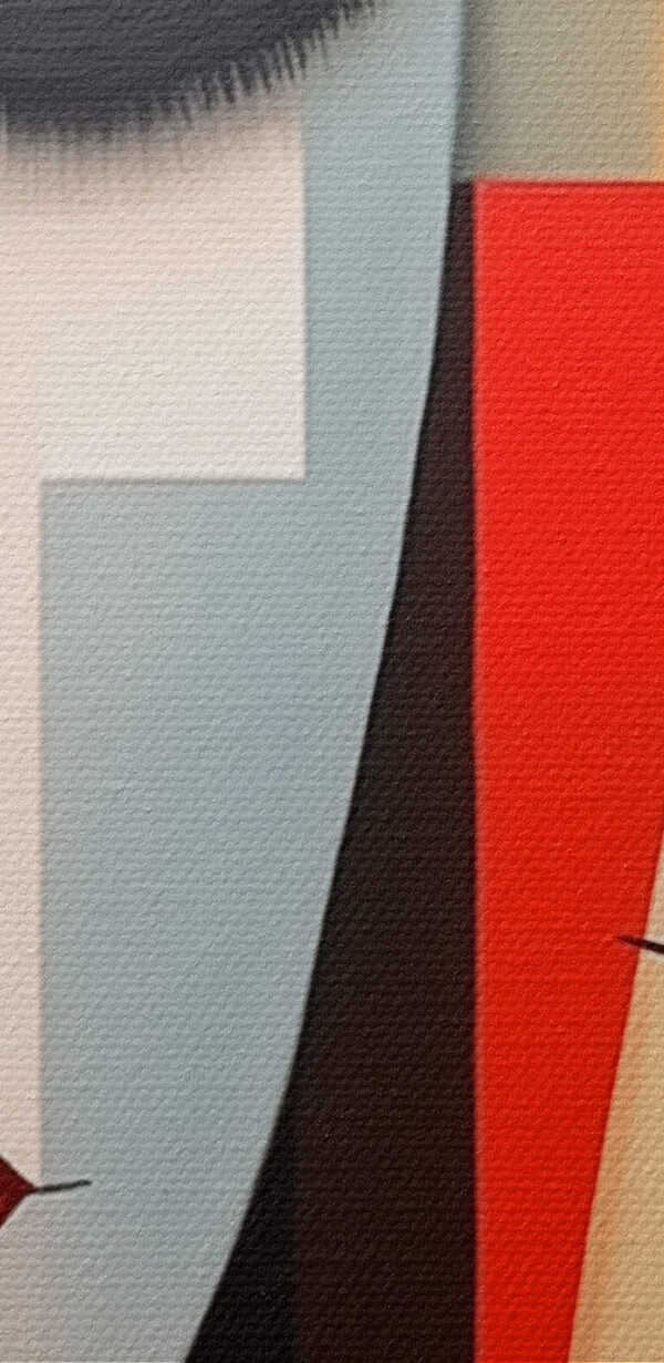 Painting of two faces