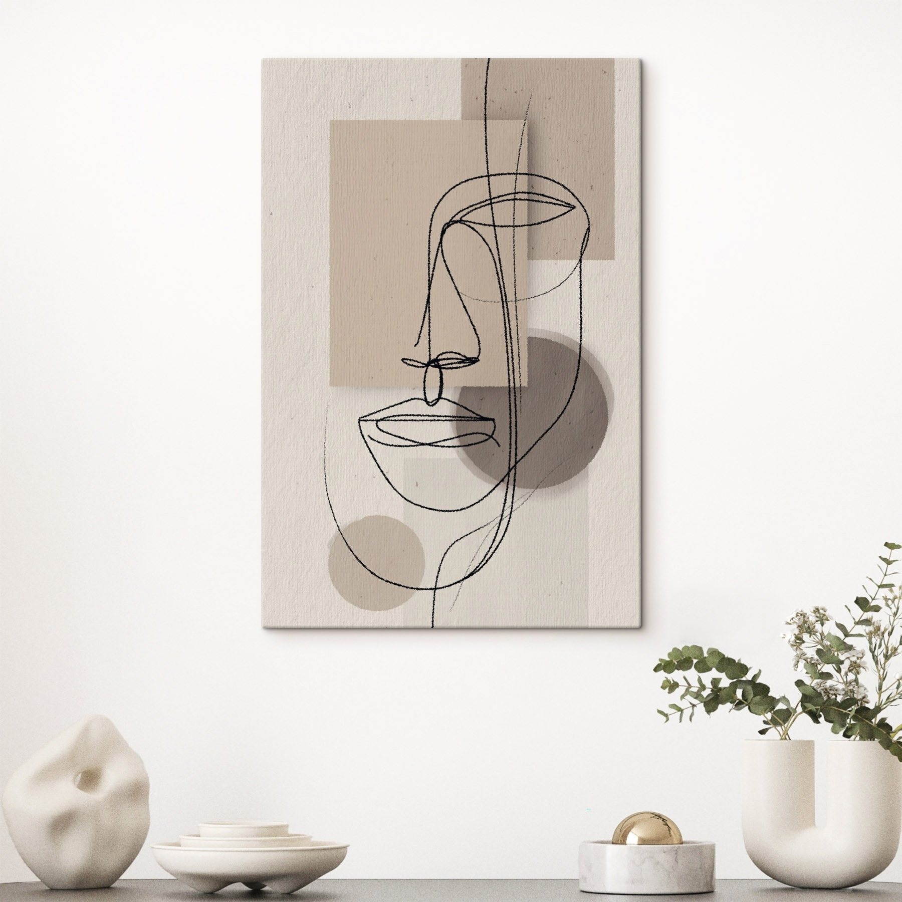 Drawing of a face