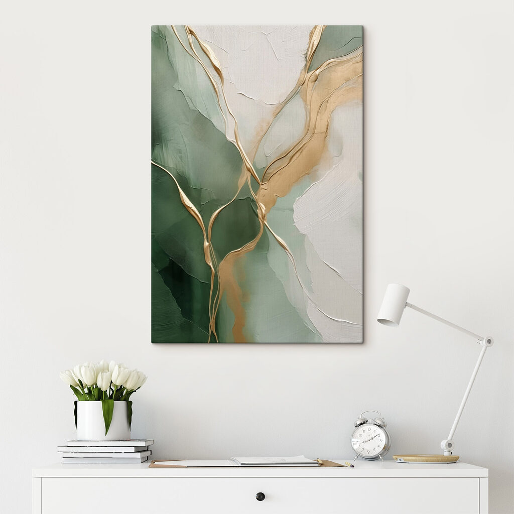 Abstract flow of natural colors