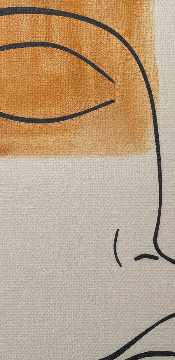 Painting of a man's face