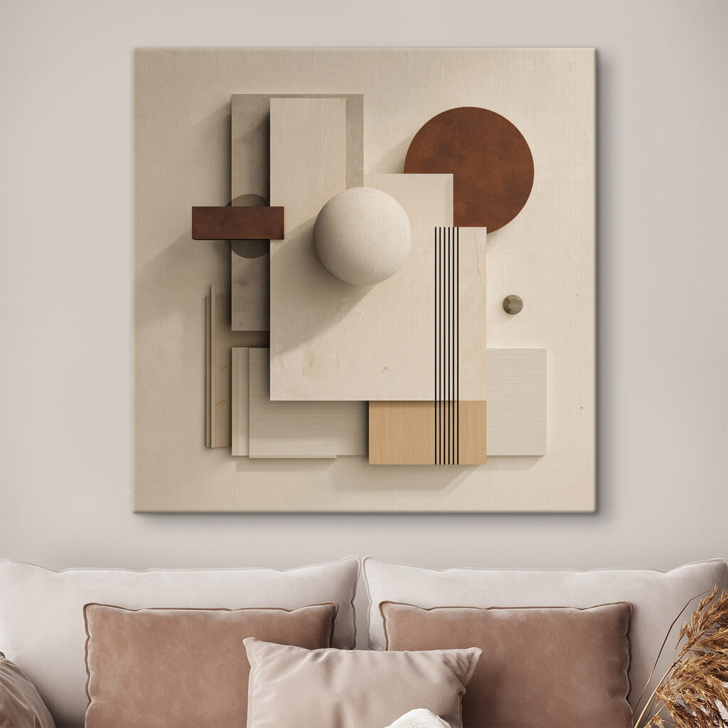 Group of geometric shapes