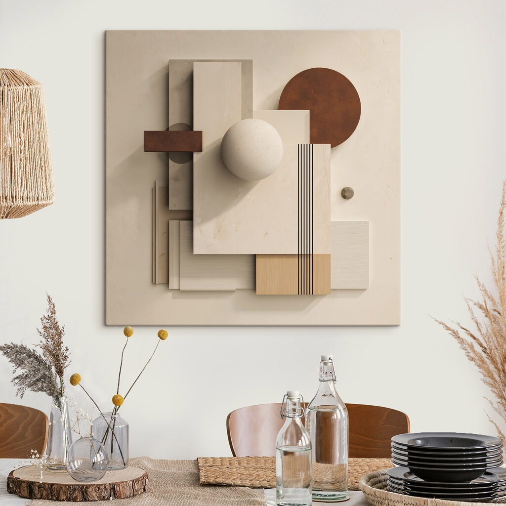 Group of geometric shapes