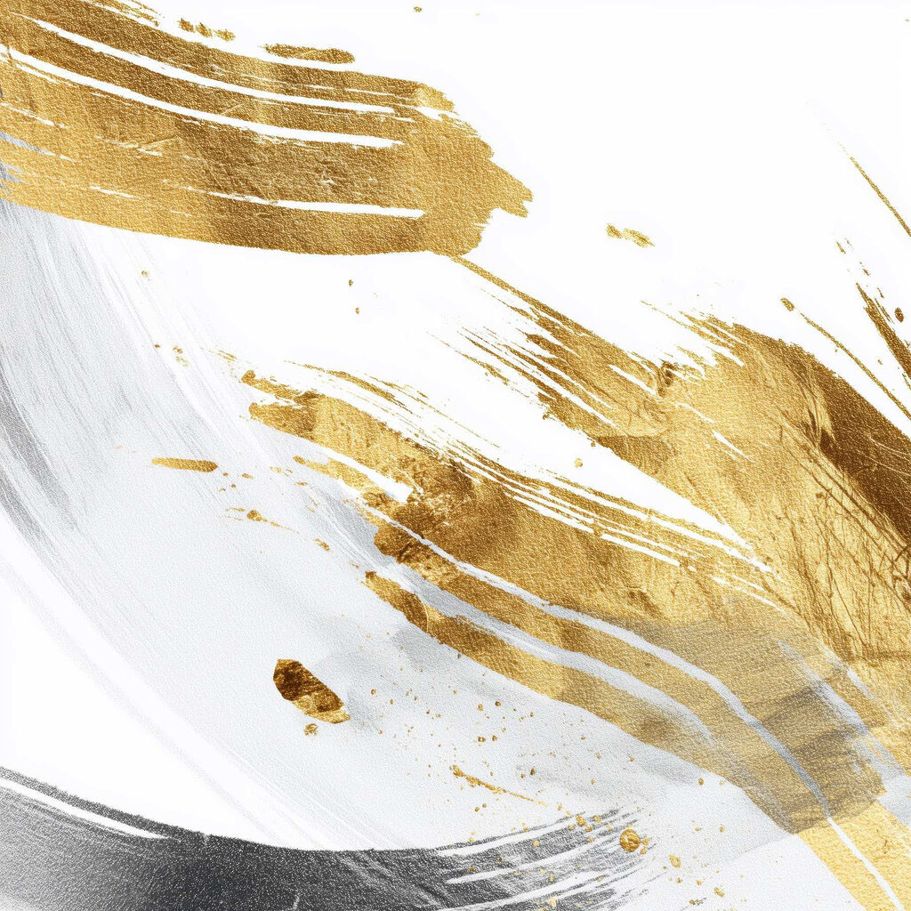 Bold strokes on a white canvas