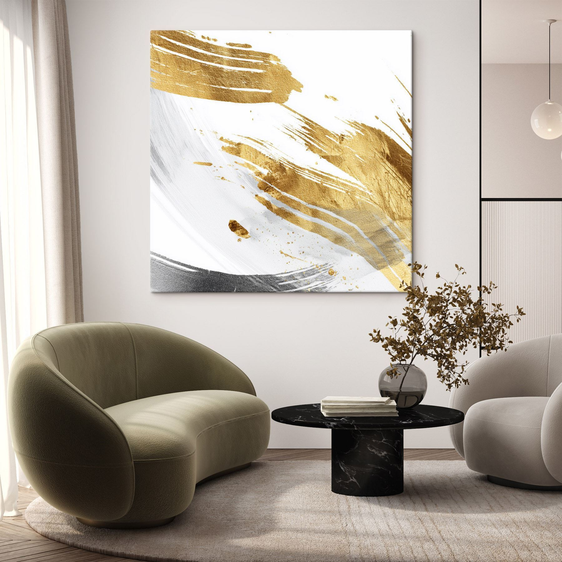 Bold strokes on a white canvas