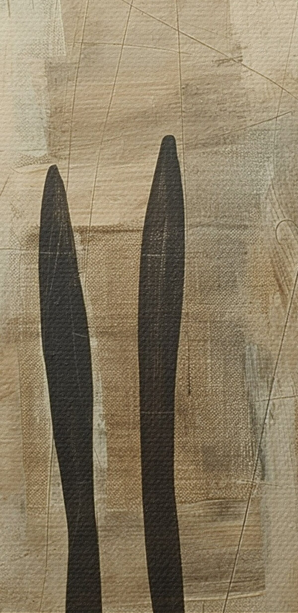 Painting of a couple of people