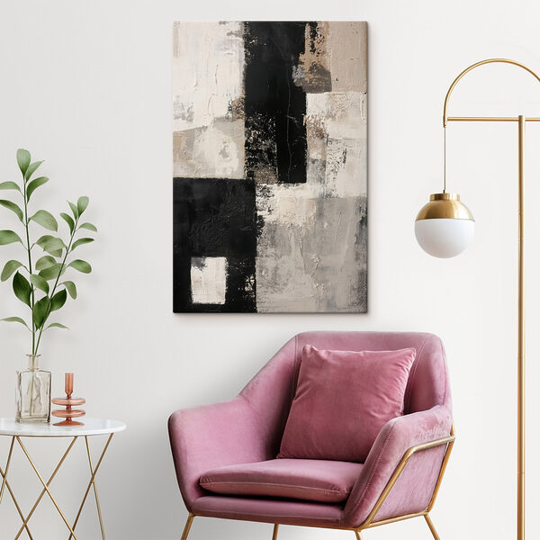Black and white painting