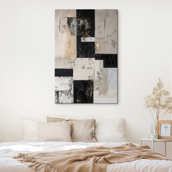 Black and white art piece