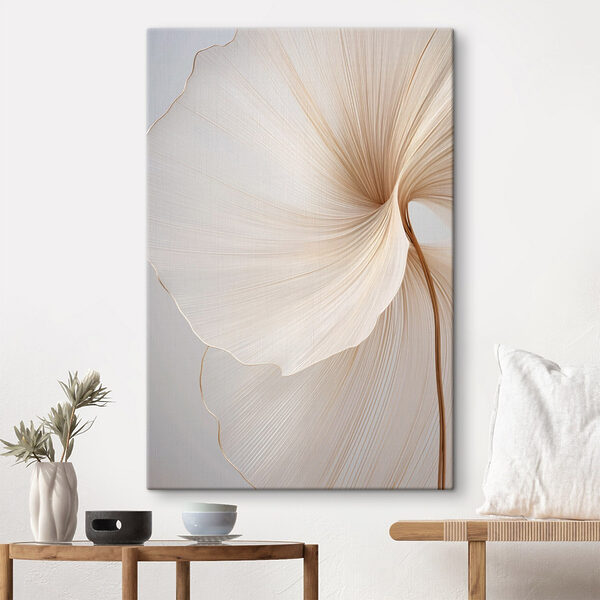 Delicate curves in soft tones