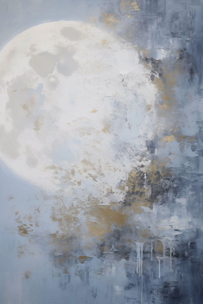Painting of a moon