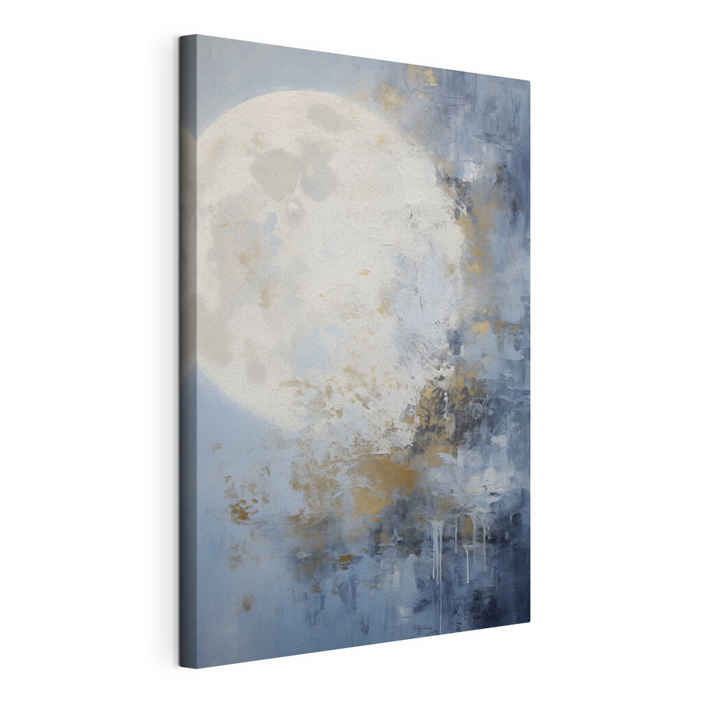 Painting of a moon Painting of a moon