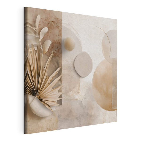 Serene abstract composition in soft tones