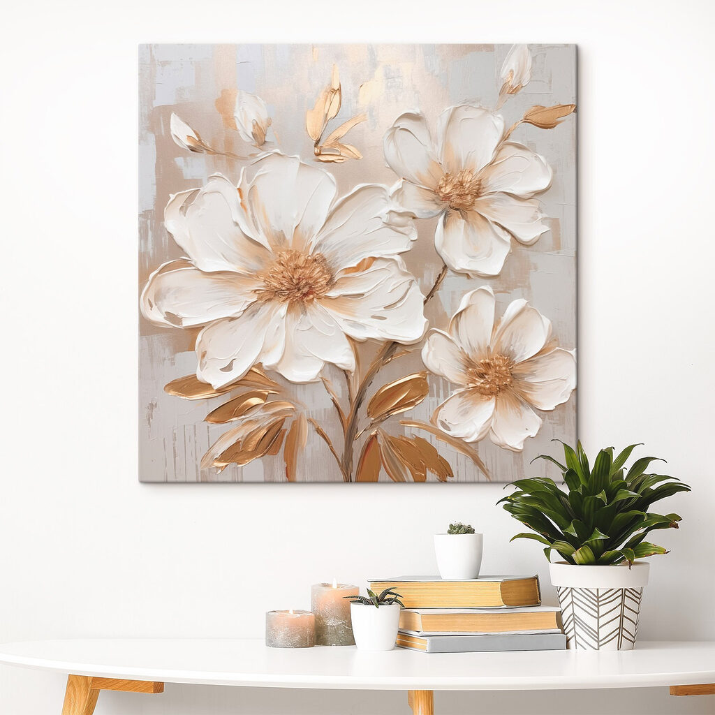 Beautiful blooms in soft tones