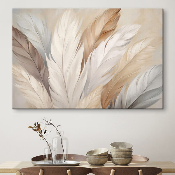 Group of feathers in different colors Group of feathers in different colors