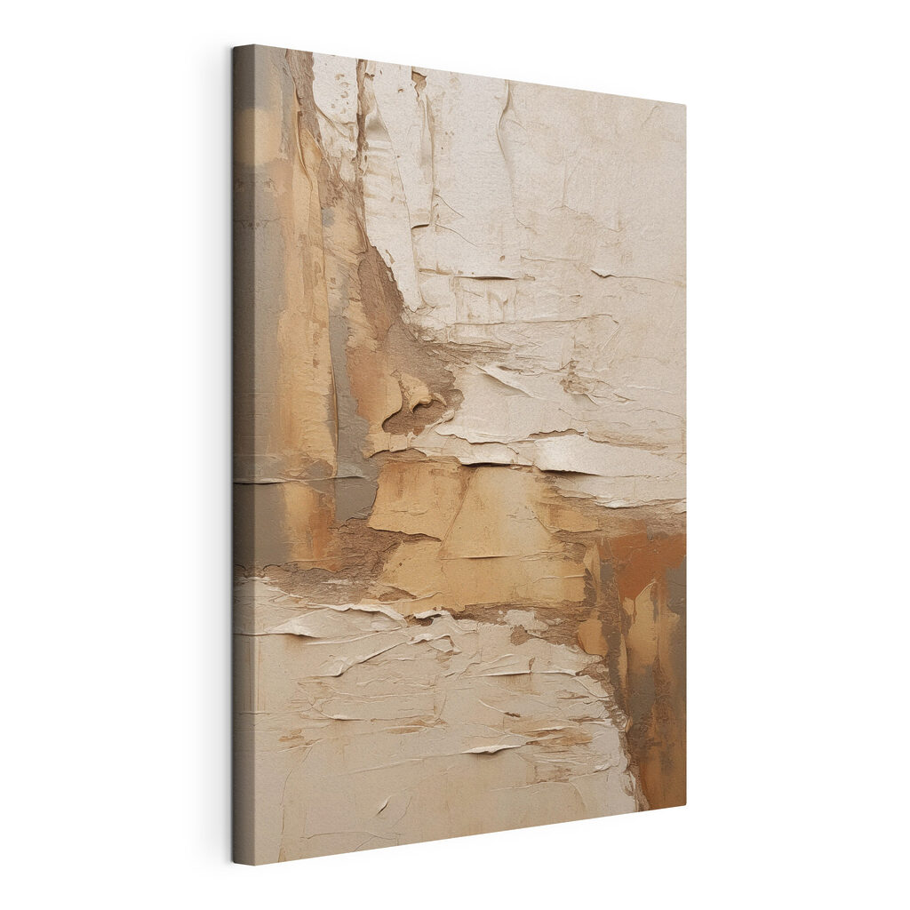 Abstract layers in neutral tones