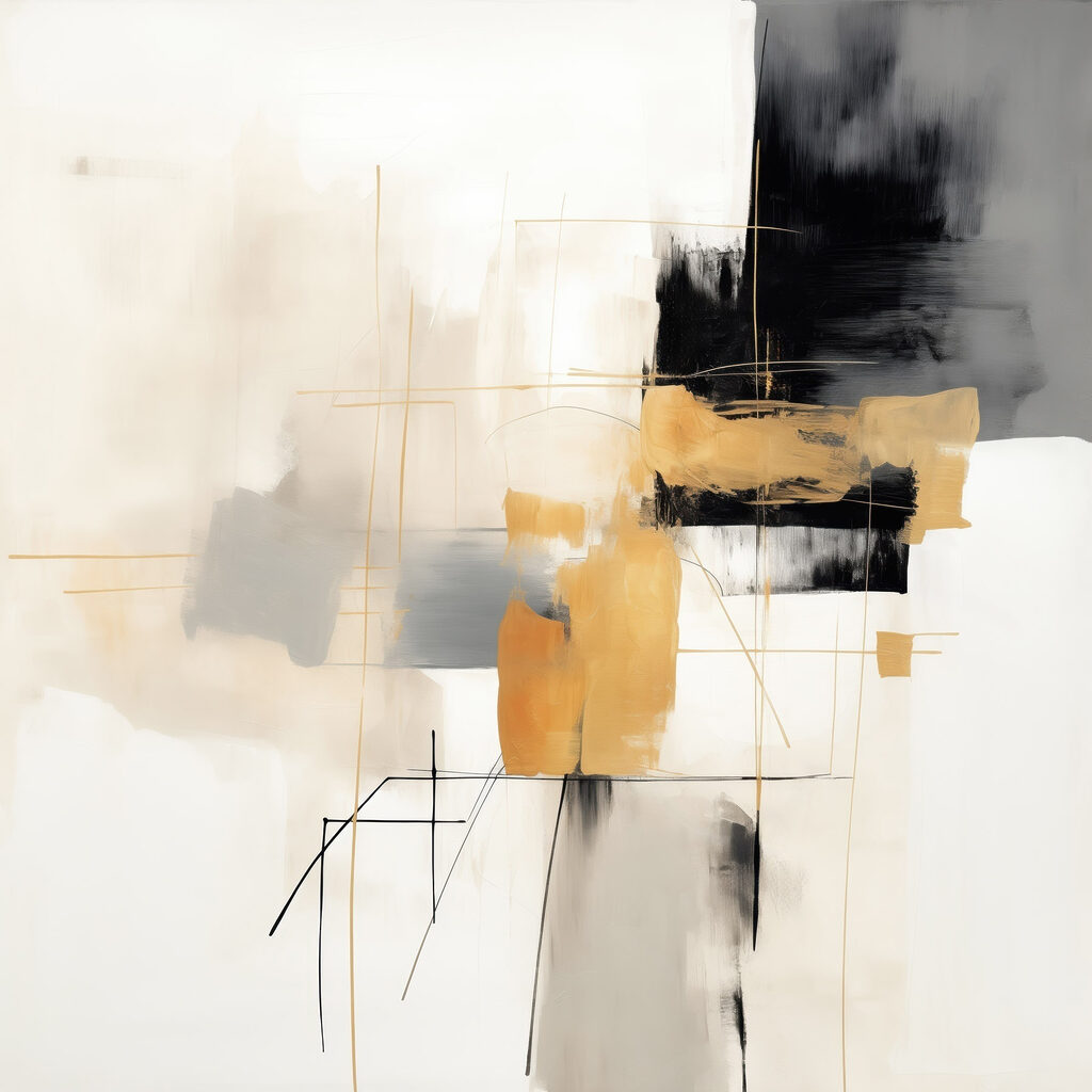 Abstract shapes in muted tones Abstract shapes in muted tones