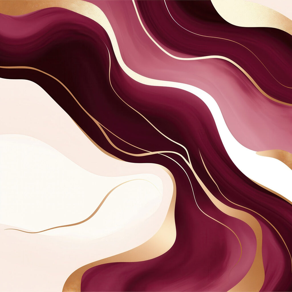 Flowing curves in warm hues Flowing curves in warm hues