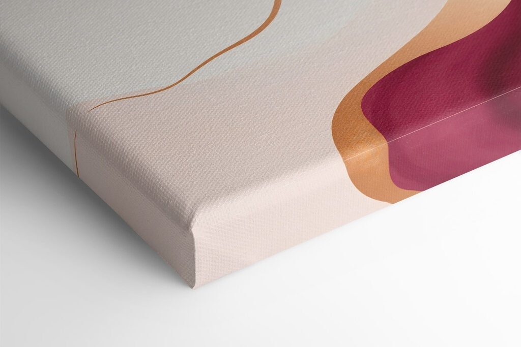 Flowing curves in warm hues Flowing curves in warm hues
