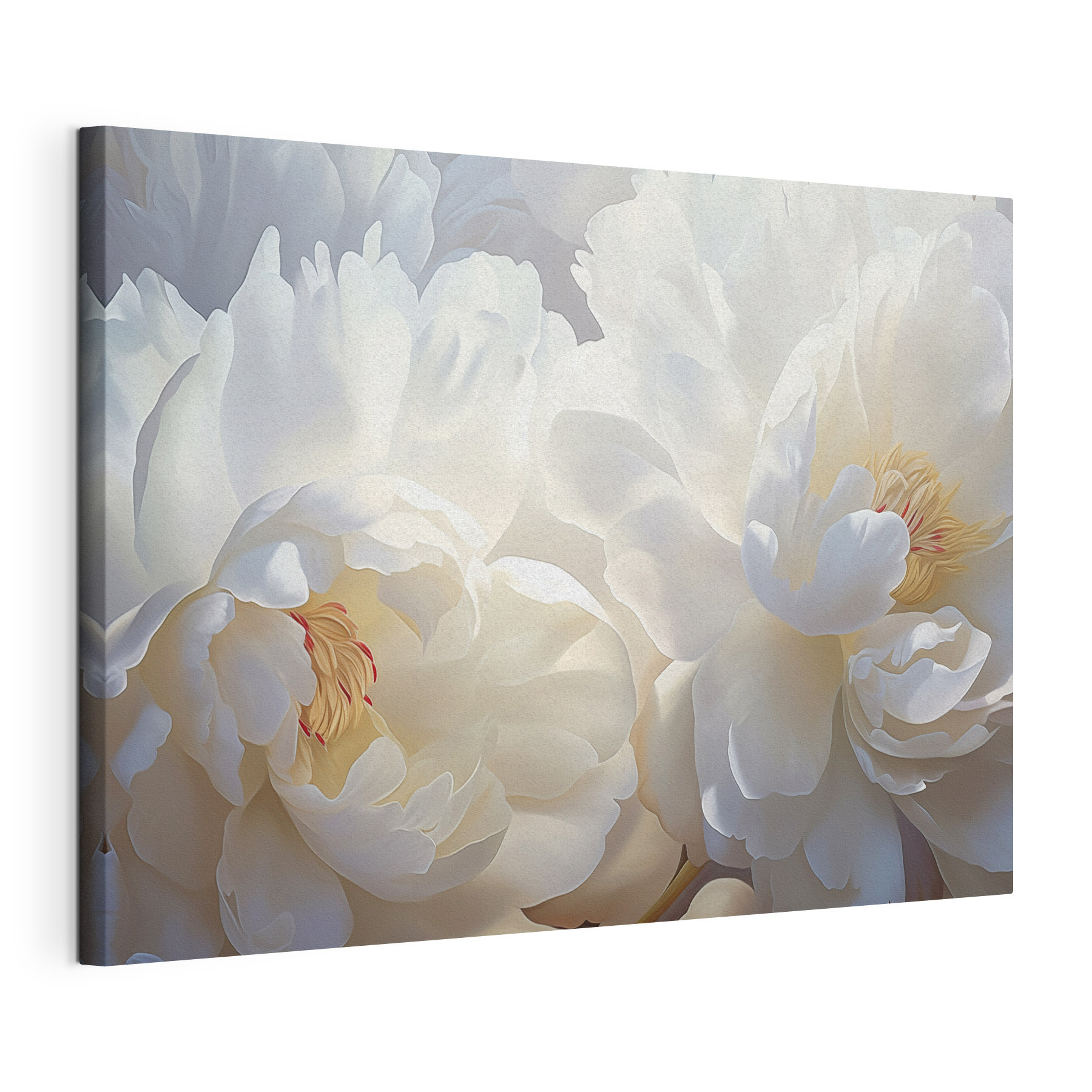 Delicate blooms embrace soft tranquility Delicate blooms embrace soft tranquility