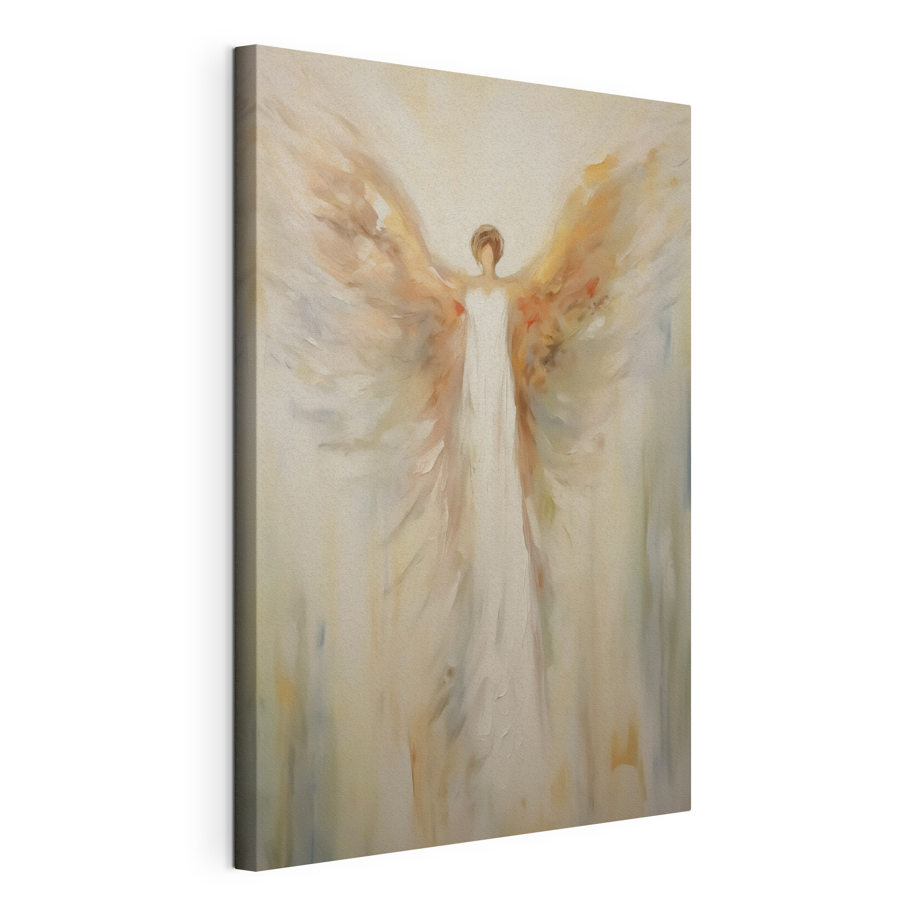 Painting of a person with wings Painting of a person with wings