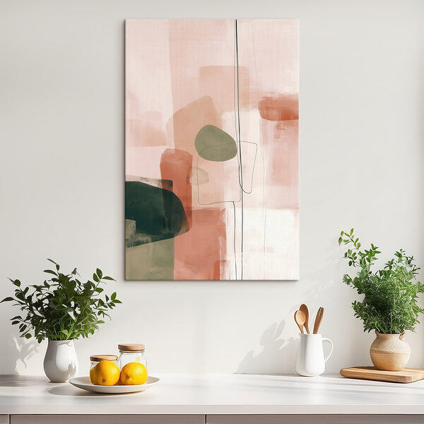 Painting of different shapes and colors Painting of different shapes and colors