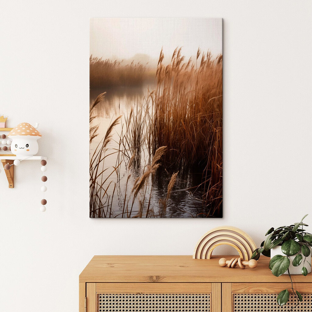 Reeds in the water