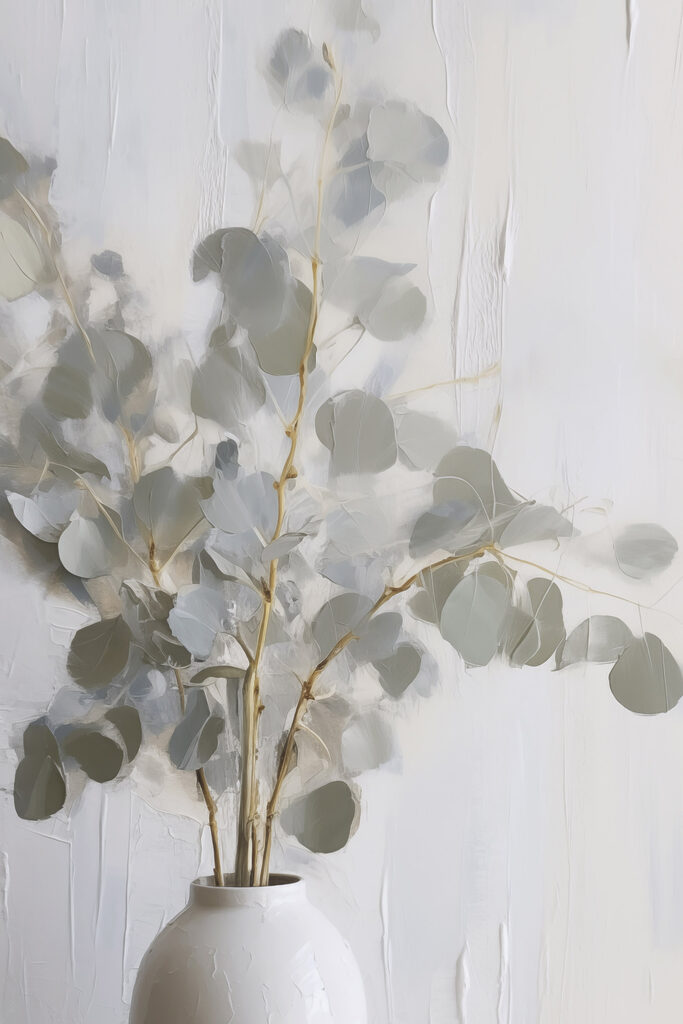 Plant with leaves on it