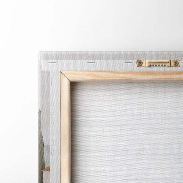 Group of white buildings with brown roofs and trees Group of white buildings with brown roofs and trees