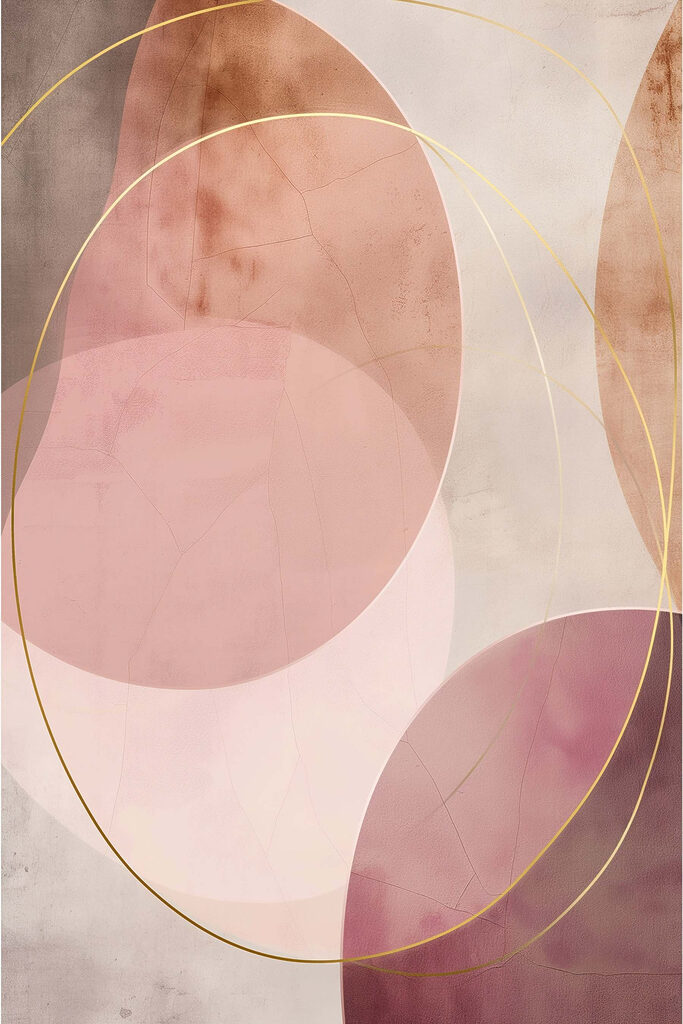 Soft hues and gentle curves unite Soft hues and gentle curves unite