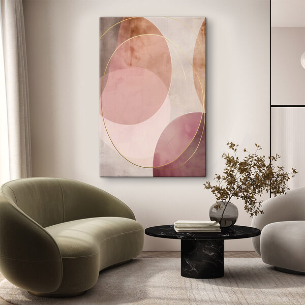 Soft hues and gentle curves unite Soft hues and gentle curves unite
