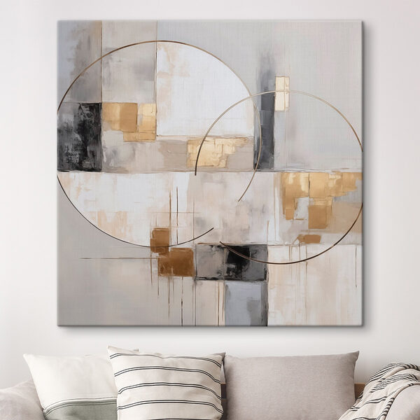 Abstract circles in muted tones Abstract circles in muted tones
