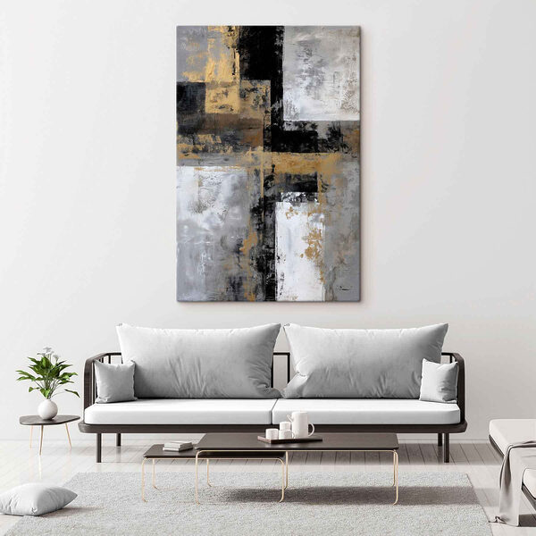 Abstract interplay of dark and light