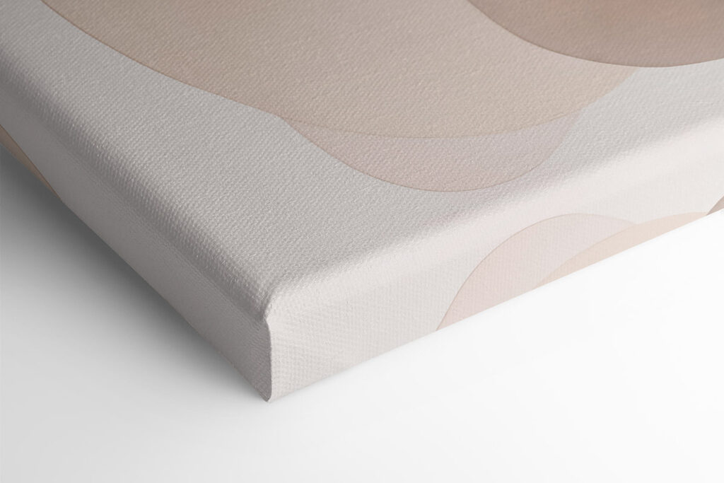 Soft curves in warm tones