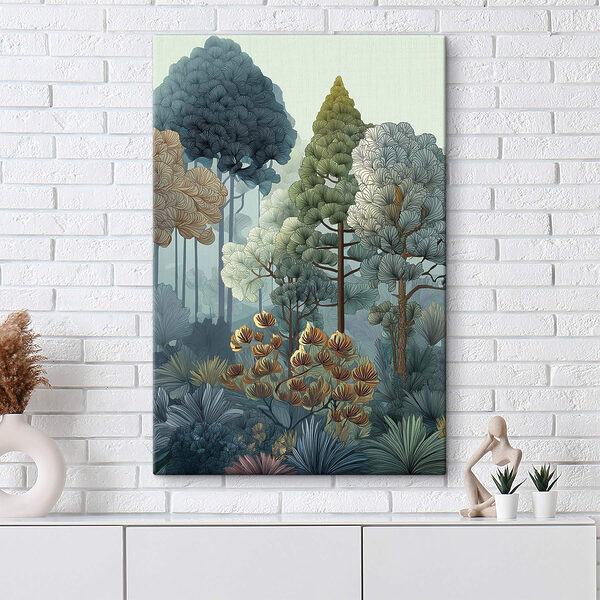 Painting of trees and plants Painting of trees and plants
