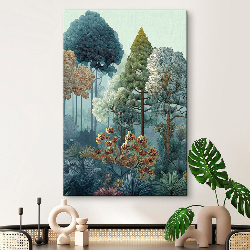 Painting of trees and plants Painting of trees and plants