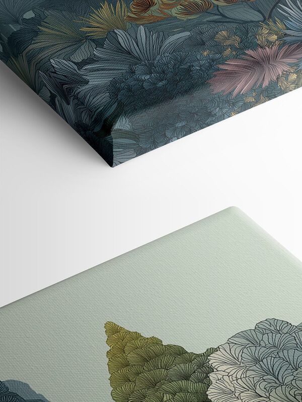 Painting of trees and plants Painting of trees and plants