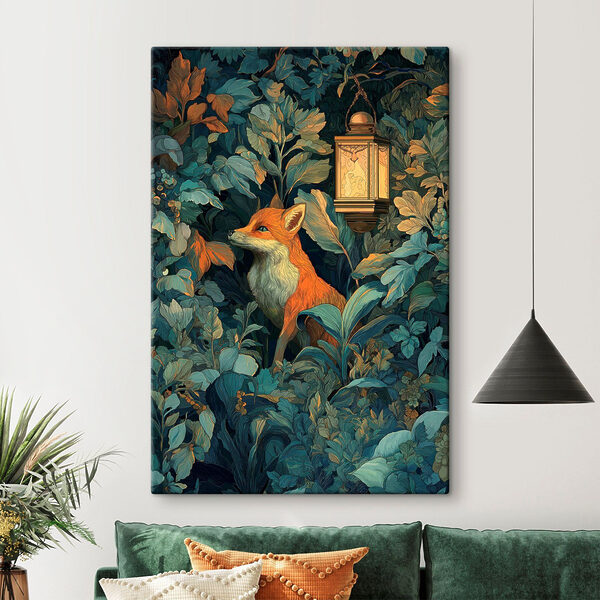 Fox in the woods