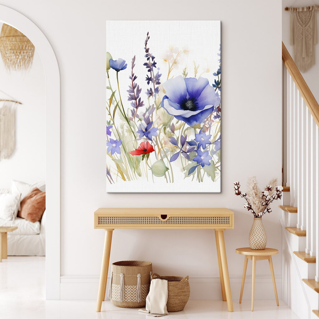 Watercolor painting of flowers Watercolor painting of flowers