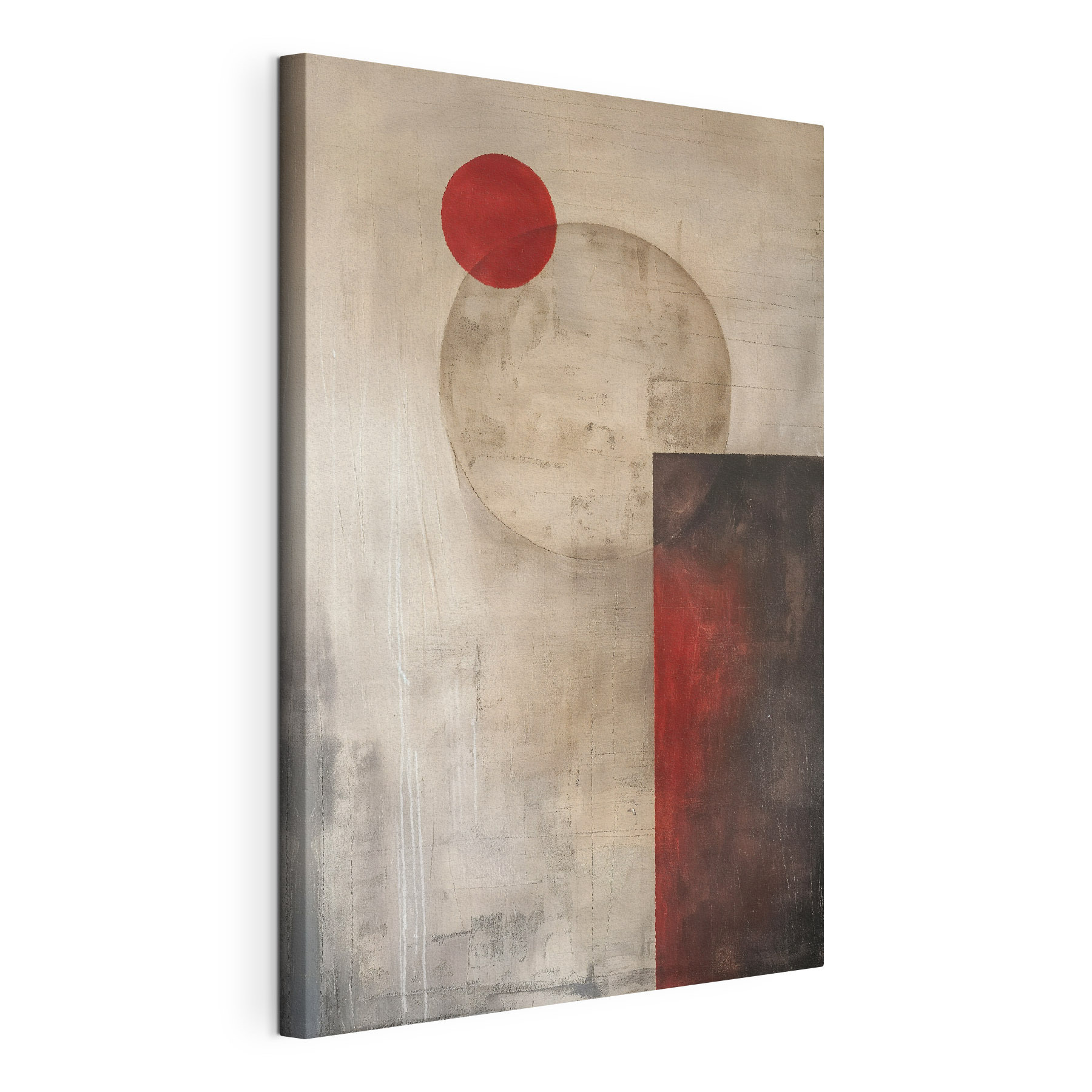 Painting of circles and squares Painting of circles and squares