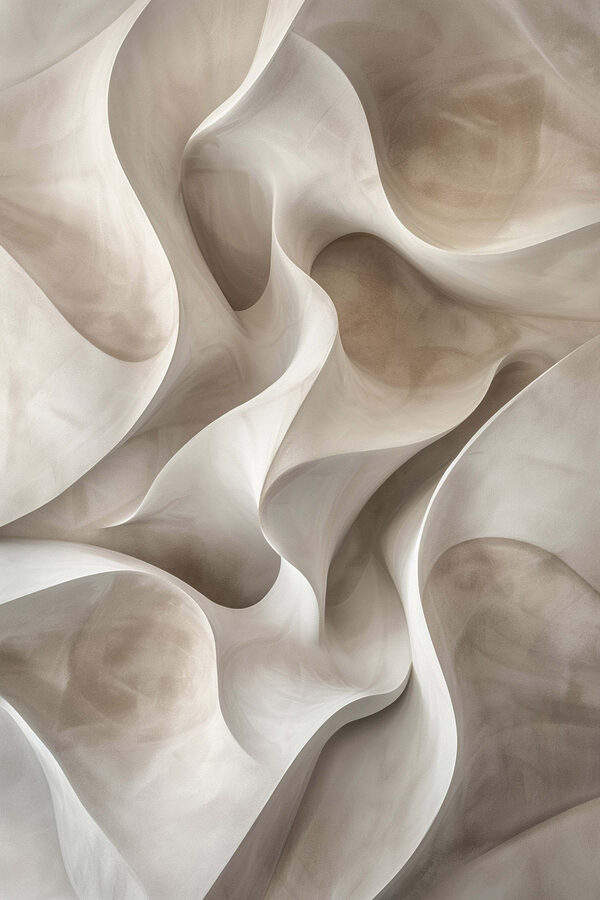 White and brown wavy surface White and brown wavy surface