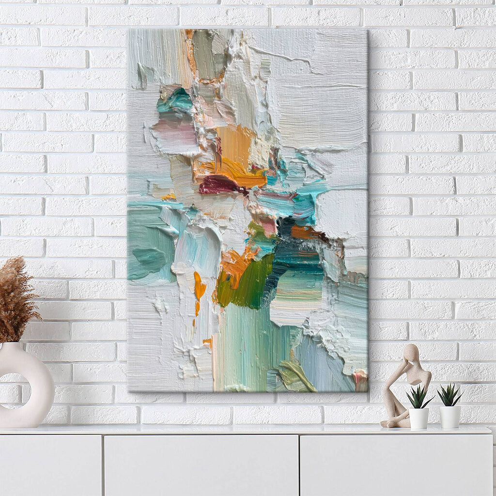 Vibrant palette of abstract colors