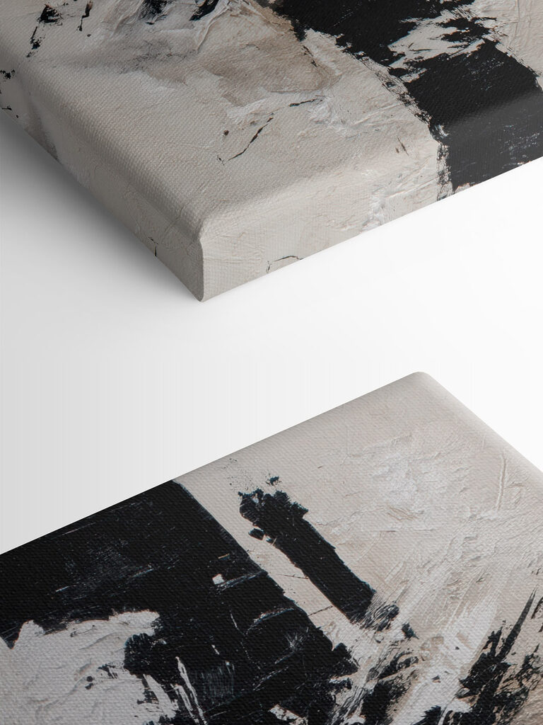 Black and white painting