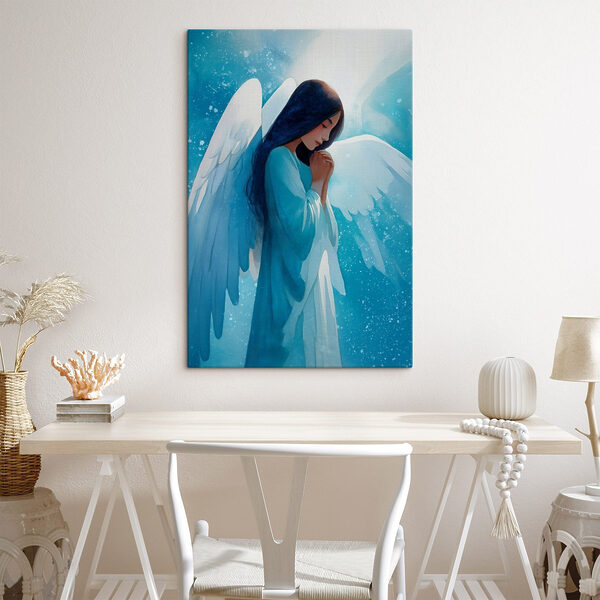 Painting of a woman with wings Painting of a woman with wings