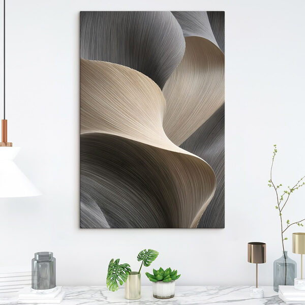 Flowing lines create subtle elegance Flowing lines create subtle elegance