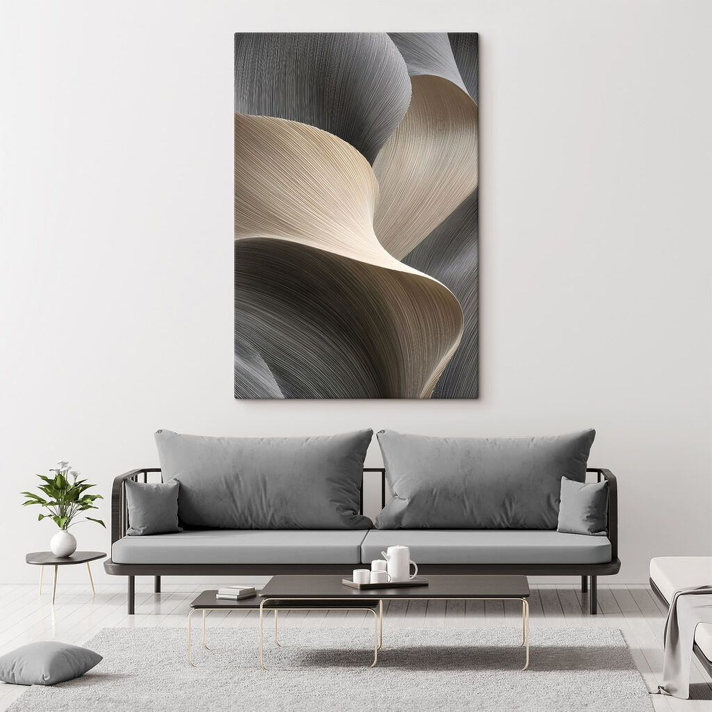 Flowing lines create subtle elegance Flowing lines create subtle elegance