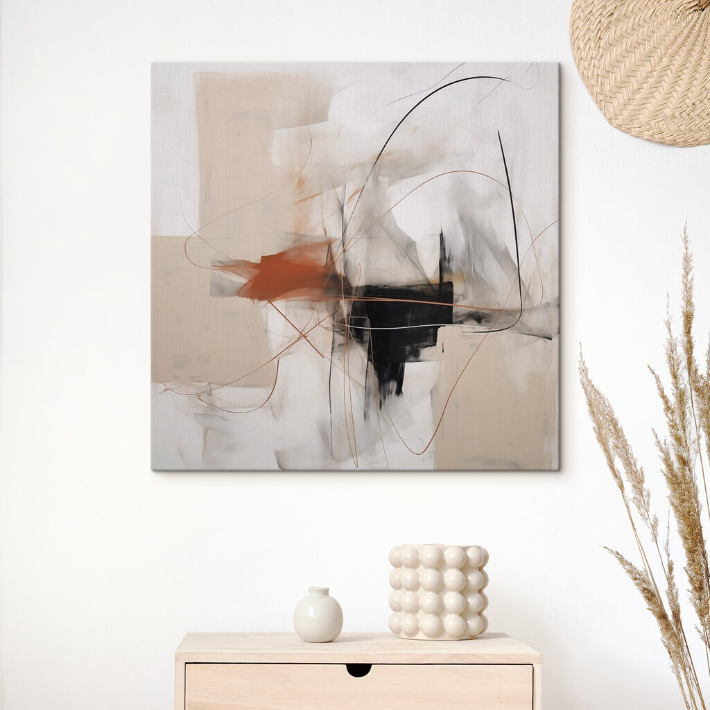 Painting of a white wall