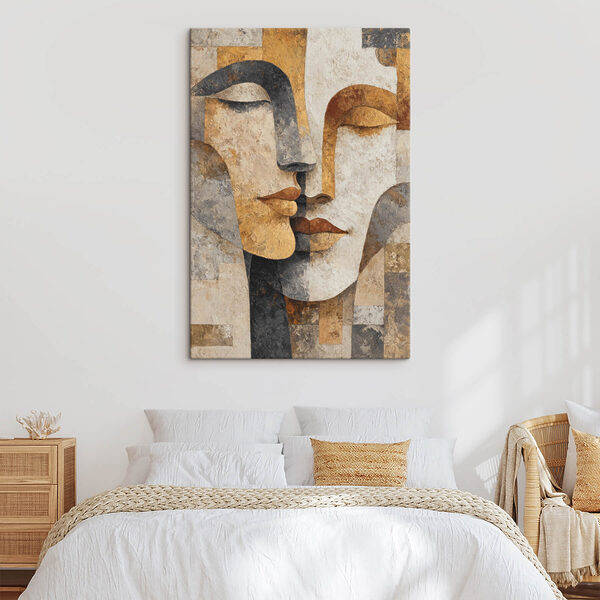 Painting of two faces Painting of two faces